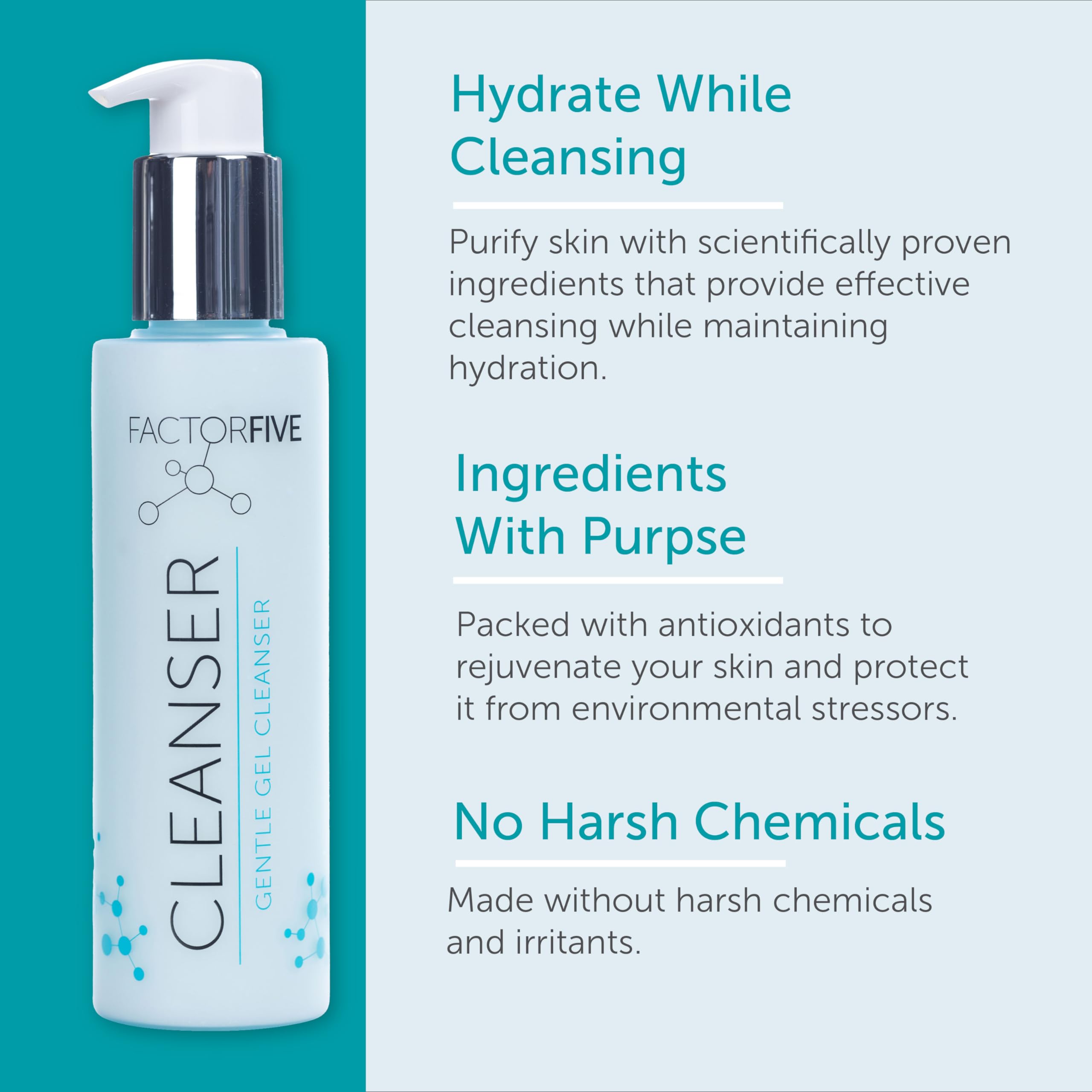 Amazon.com: FACTORFIVE Gentle Gel Cleanser - 5.07fl oz/150ml